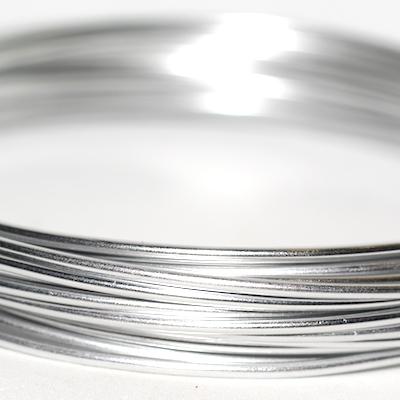 5 mètres de fil Aluminium 1,5mm couleur Argent