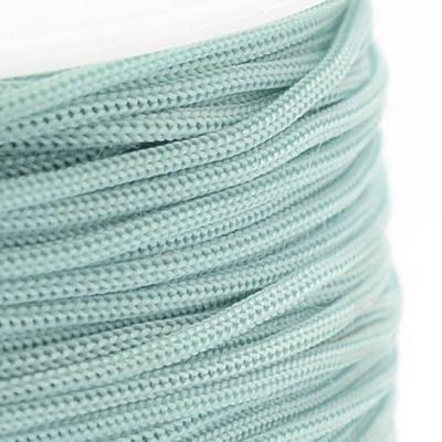 1 mètre de cordon polyester turquoise, 0.8 mm