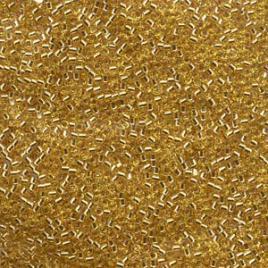 Sachet de 8g de perles Miyuki Delica 11/0 - Silver Lined Gold - DB0042