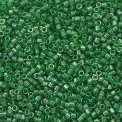 Sachet de 8g de perles Miyuki Delica 11/0 - Transparent Green Luster - DB1889