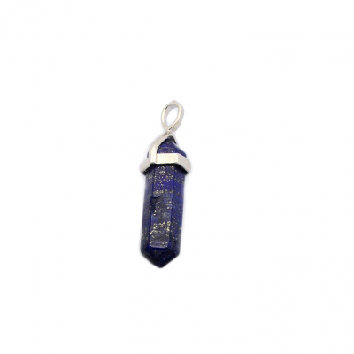1 pendentif Lapis-lazuli pierre naturelle 35~45x13mm