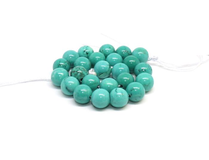 Perles Turquoise naturelle 8mm