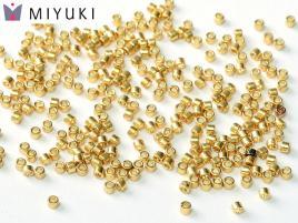 Sachet de 8g de perles Miyuki Delica 11/0 duracoat galvanized gold - DB1832